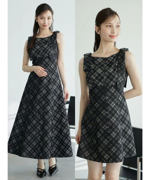 dazzlin(ダズリン)の「2WAYショルダーリボンワンピース(ワンピース・レディース・その他1/インディゴブルー/その他2・MEDIUM/SMALL)」の3枚目の写真