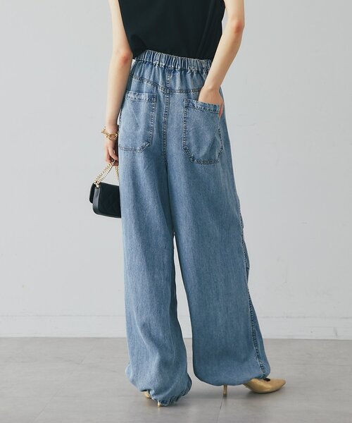 La boutique BonBon(ラブティックボンボン)の「セルロースデニムバギーパンツ(その他パンツ・レディース・ネイビー・2)」の19枚目の写真