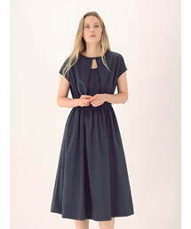 ACUD（アクド）の「Front Cut Banding Dress _Charcoal（ワンピース）」