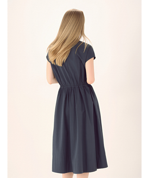 ACUD(アクド)の「Front Cut Banding Dress _Charcoal(ワンピース・レディース・チャコールグレー・FREE)」の5枚目の写真