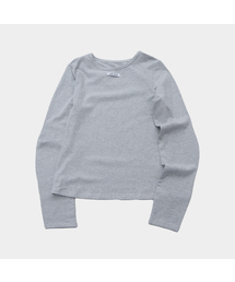 ベーシックボーダーアウトラベルソフトロングスリーブウィメンズTシャツ_3COLOR