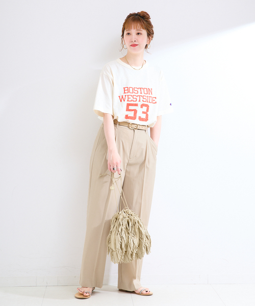 B.C STOCK(ベーセーストック)の「手洗い可 / 接触冷感/ UVケア / SUUSUU スラックス(スラックス・レディース・ブラック/ベージュ・FREE)」の9枚目の写真