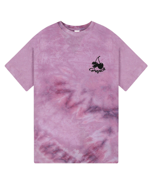 BASIC LABEL（ベーシックラベル）の「チェリーピック タイダイ水染めTシャツ 6カラー [GRSE_9802]（Tシャツ/カットソー・レディース・パープル/ブルー/マスタード/ダークグレー/マルチ/パープル系その他・FREE）」の11枚目の写真
