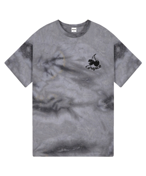 BASIC LABEL（ベーシックラベル）の「チェリーピック タイダイ水染めTシャツ 6カラー [GRSE_9802]（Tシャツ/カットソー・レディース・パープル/ブルー/マスタード/ダークグレー/マルチ/パープル系その他・FREE）」の12枚目の写真