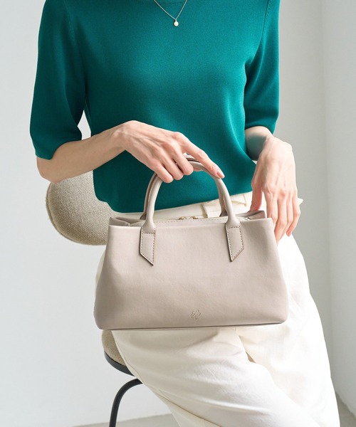 ROPE' PICNIC(ロペピクニック)の「2WAYミドルサイズ全開放バッグ/軽量(トートバッグ・レディース・ベージュ系その他2/ワイン/ブラック・FREE)」の8枚目の写真