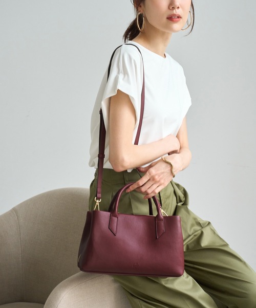 ROPE' PICNIC(ロペピクニック)の「2WAYミドルサイズ全開放バッグ/軽量(トートバッグ・レディース・ベージュ系その他2/ワイン/ブラック・FREE)」の17枚目の写真