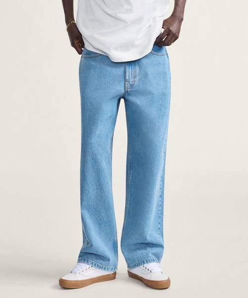 VANS(バンズ)の「チェック5 ルーズデニムパンツ / Check-5 Baggy Denim Pant STONE VN000PQHCDX1(デニムパンツ・メンズ・ブルー・32inch/30inch/28inch/34inch/36inch)」の1枚目の写真