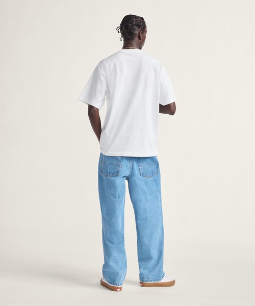 VANS(バンズ)の「チェック5 ルーズデニムパンツ / Check-5 Baggy Denim Pant STONE VN000PQHCDX1(デニムパンツ・メンズ・ブルー・32inch/30inch/28inch/34inch/36inch)」の3枚目の写真