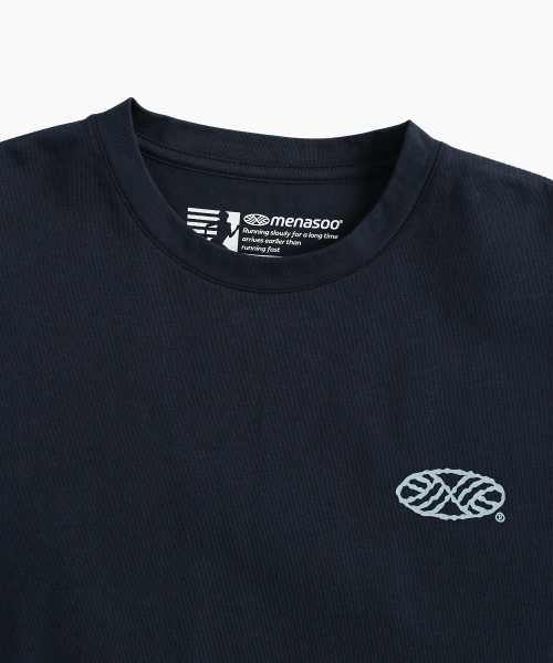 MENASOO(ミナス)の「Run Symbol Sorona T Shirt (Basic Fit)_Navy(Tシャツ/カットソー・レディース・ネイビー・S/L/2XL)」の19枚目の写真
