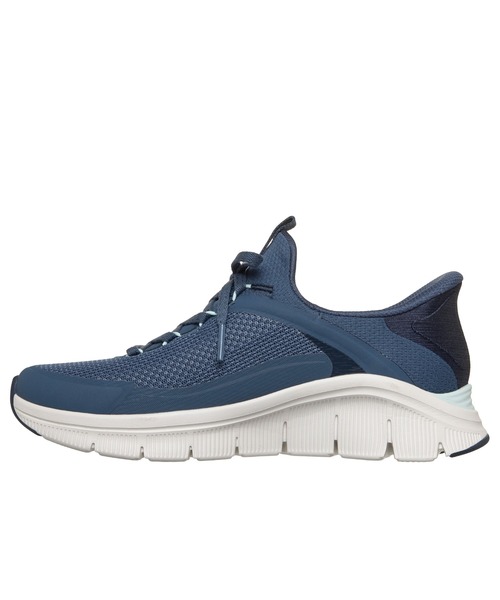 SKECHERS(スケッチャーズ)の「ハンズフリー スリップインズ リラックスフィット フレックス(スニーカー・レディース・ネイビー/ブラック×ホワイト・24cm/23.5cm/23cm)」の8枚目の写真