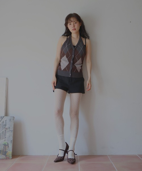 Mili affinity(ミリアフィニティー)の「スタッズポインテッドパンプス(パンプス・レディース・ブラウン/ブラック・24-24.5cm/23-23.5cm)」の7枚目の写真