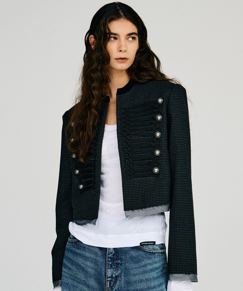 PRANK PROJECT(プランクプロジェクト)の「【2026Autumn Pre-Order】ナポレオンジャケット / Napoleon Jacket(その他アウター・レディース・マルチ/ネイビー・FREE)」の7枚目の写真