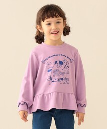 BEAMS mini | 切替フリル スウェット 2026FW(90~140cm)(スウェット)