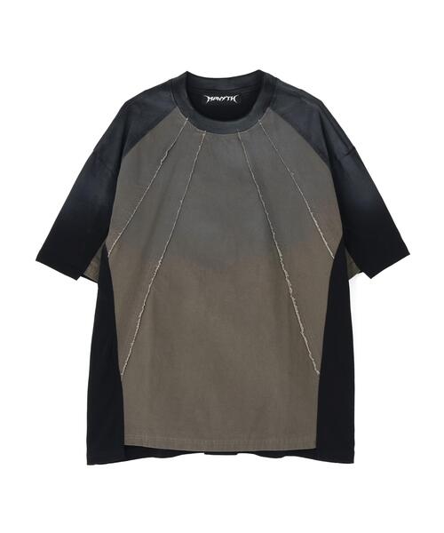 L.H.P（エルエイチピー）の「MAVYTH/メヴィス/RAGLAN S/S TEE（Tシャツ/カットソー・メンズ・ブラック/ブラウン・M/L）」の5枚目の写真
