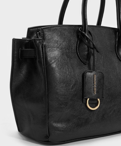 CHARLES & KEITH（チャールズ & キース）の「Ginevra ラージジネヴラ トートバッグ（トートバッグ・レディース・ブラック・L）」の5枚目の写真
