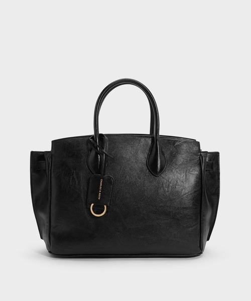 CHARLES & KEITH（チャールズ & キース）の「Ginevra ラージジネヴラ トートバッグ（トートバッグ・レディース・ブラック・L）」の2枚目の写真