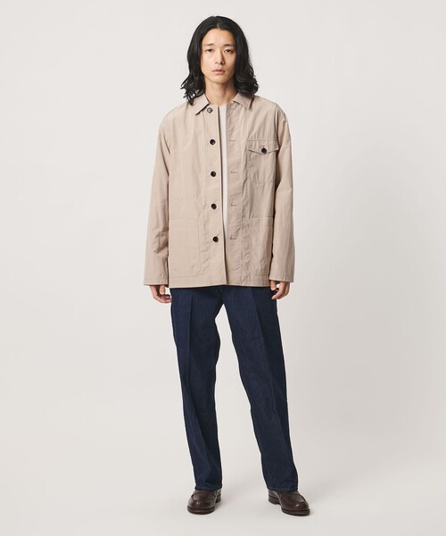 UNITED ARROWS(ユナイテッドアローズ)の「シルキーポプリン カバーオール(カバーオール・メンズ・ベージュ/ダークブラウン・XL/L/S/M)」の5枚目の写真