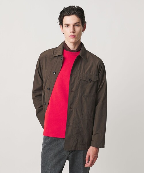 UNITED ARROWS(ユナイテッドアローズ)の「シルキーポプリン カバーオール(カバーオール・メンズ・ベージュ/ダークブラウン・XL/L/S/M)」の6枚目の写真