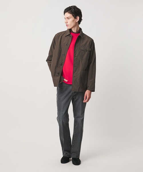 UNITED ARROWS(ユナイテッドアローズ)の「シルキーポプリン カバーオール(カバーオール・メンズ・ベージュ/ダークブラウン・XL/L/S/M)」の7枚目の写真