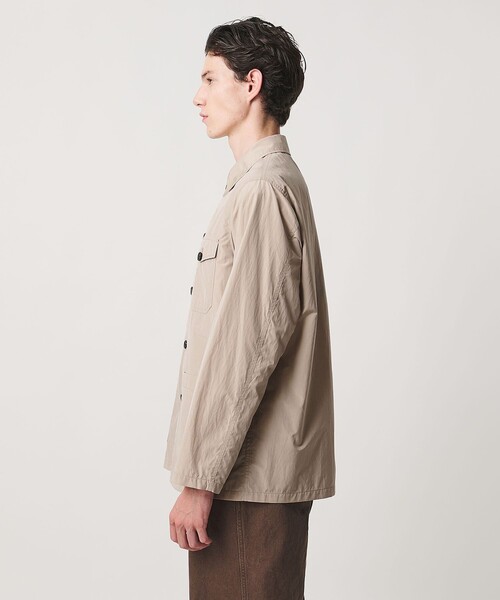 UNITED ARROWS(ユナイテッドアローズ)の「シルキーポプリン カバーオール(カバーオール・メンズ・ベージュ/ダークブラウン・XL/L/S/M)」の10枚目の写真