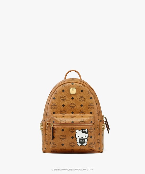 MCM x HELLO KITTY Stark サイドスタッズ バックパック（バックパック