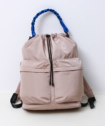 SML | 【SML/エスエムエル】BRAID PURSE PACK 巾着リュック 2WAY 撥水(バックパック/リュック)