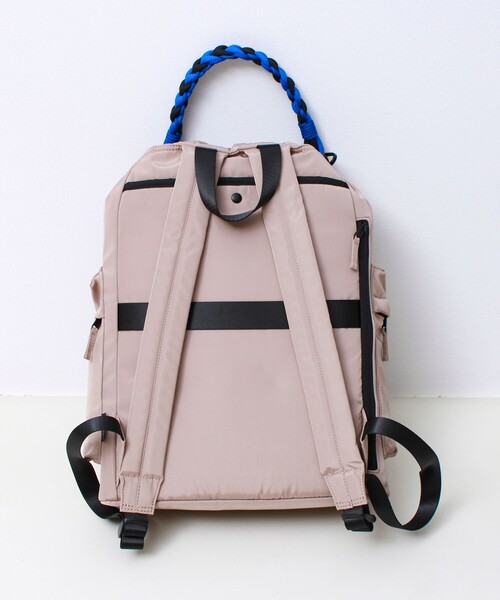 SML(エスエムエル)の「【SML/エスエムエル】BRAID PURSE PACK 巾着リュック 2WAY 撥水(バックパック/リュック・メンズ・ベージュ・FREE)」の11枚目の写真