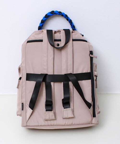 SML(エスエムエル)の「【SML/エスエムエル】BRAID PURSE PACK 巾着リュック 2WAY 撥水(バックパック/リュック・メンズ・ベージュ・FREE)」の12枚目の写真