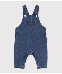 PETIT BATEAU | ハートポケット付きデニムサロペット(サロペット/オーバーオール)