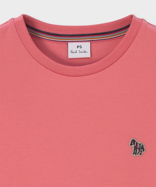 PS Paul Smith(ピーエスポールスミス)の「ウィメンズ シーズンカラーゼブラ 半袖Tシャツ / 265850 G799(Tシャツ/カットソー・レディース・コーラル・SMALL/MEDIUM/LARGE/2L)」の2枚目の写真