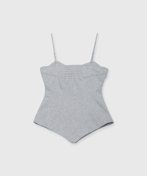 JOSE MOON(ジョゼムーン)の「LAYERED DETAIL SWEAT BUSTIER/レイヤードディティールスウェットビスチェ(その他トップス・レディース・グレー/チャコールグレー・38/36)」の19枚目の写真