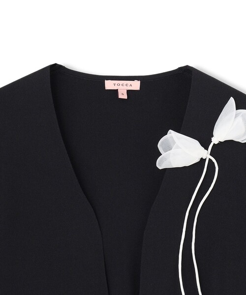 TOCCA(トッカ)の「MYSTIC ROSE BOLERO ボレロ(カーディガン/ボレロ・レディース・ブラック系/アイボリー系・SMALL/MEDIUM)」の15枚目の写真
