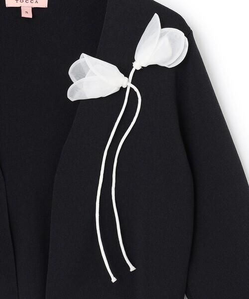 TOCCA(トッカ)の「MYSTIC ROSE BOLERO ボレロ(カーディガン/ボレロ・レディース・ブラック系/アイボリー系・SMALL/MEDIUM)」の18枚目の写真
