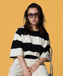 OK YESTERDAY / オーケー イエスタデイ ワイドボーダーTシャツ / Wide-Striped T-Shirt