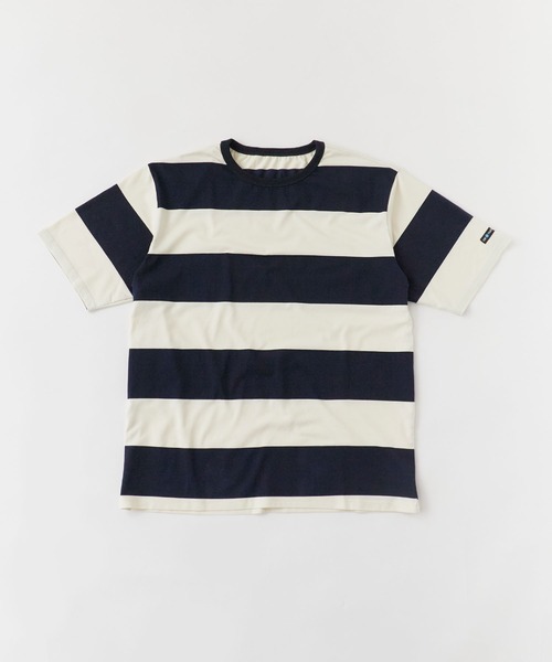 OK YESTERDAY(オッケーイエスタデイ)の「OK YESTERDAY / オーケー イエスタデイ ワイドボーダーTシャツ / Wide-Striped T-Shirt(Tシャツ/カットソー・メンズ・ブラック×グレー/ホワイト×ネイビー/ホワイト×ブラック・L/M)」の16枚目の写真