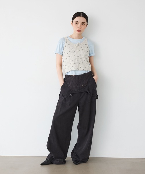 JEANASIS(ジーナシス)の「【FAITH MILLS×JEANASIS】ヘンリータンク(タンクトップ・レディース・ホワイト/オートミール・FREE)」の8枚目の写真