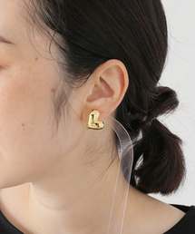 JENNY BIRD/ジェニーバード ART HEART BUTTON EARRINGS ピアス