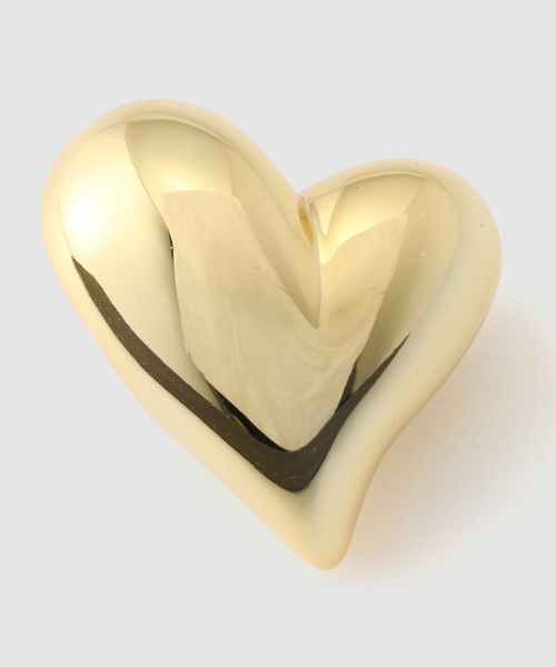 journal standard L'essage（ジャーナルスタンダードレサージュ）の「JENNY BIRD/ジェニーバード ART HEART BUTTON EARRINGS ピアス（ピアス（両耳用）・レディース・ゴールド・FREE）」の3枚目の写真