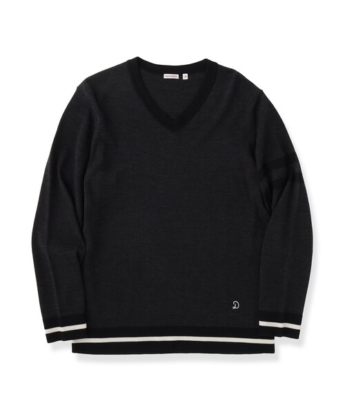 DRESSTERIOR(ドレステリア)の「【ウォッシャブル】ファインメリノVネックニット(ニット/セーター・メンズ・ブラック/ネイビー/ダークグレー・92/94/91/90)」の22枚目の写真