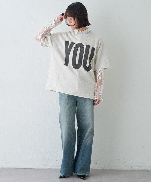 Whim Gazette(ウィムガゼット)の「【KATHARINE HAMNETT】スローガンハーフスリーブスウェット(スウェット・レディース・ホワイト系その他・FREE)」の11枚目の写真