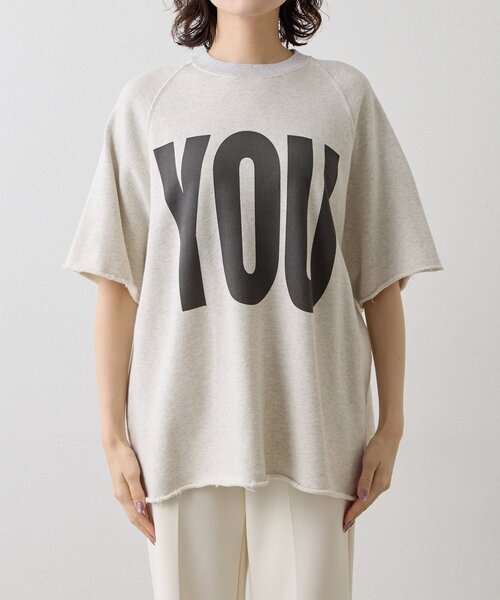 Whim Gazette(ウィムガゼット)の「【KATHARINE HAMNETT】スローガンハーフスリーブスウェット(スウェット・レディース・ホワイト系その他・FREE)」の12枚目の写真