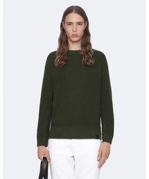 KIT ACID-WASHED COTTON CREW-NECK JUMPER | KIT アシッドウォッシュ コットン クルーネック ニット・セーター