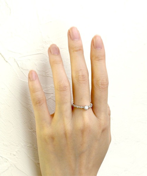 JUPITER(ジュピター)の「【Pt900】ラウンドダイヤモンドリング(0.38ct up)(リング・レディース・プラチナム・#11)」の5枚目の写真