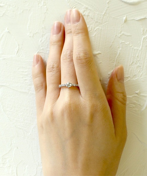 JUPITER(ジュピター)の「【Pt900】ラウンドダイヤモンドリング(0.38ct up)(リング・レディース・プラチナム・#11)」の4枚目の写真