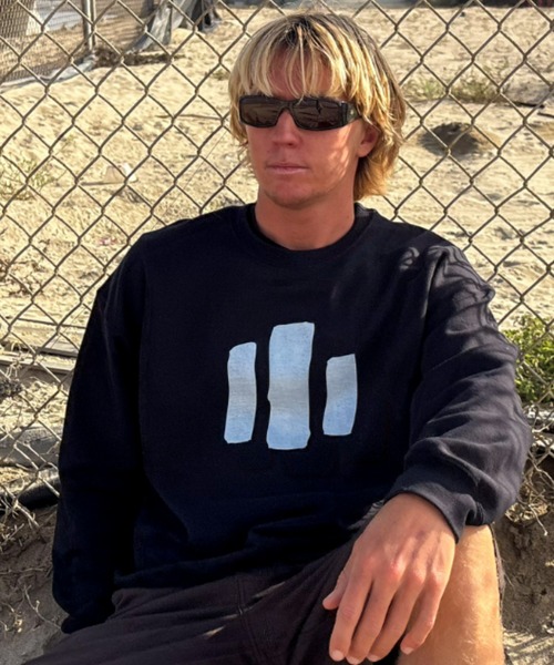IPD（アイピーディー）の「【IPD】THE SOUND CREW（スウェット・メンズ・アッシュ/ブラック・MEDIUM/LARGE）」の4枚目の写真