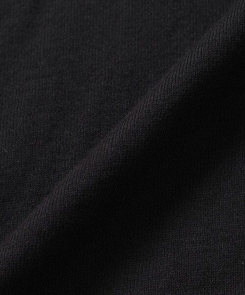MACKINTOSH PHILOSOPHY(マッキントッシュ フィロソフィー)の「GREY LABEL ファインコットンポロニット(ニット/セーター・レディース・ブラック・2/6)」の9枚目の写真