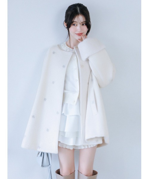 SNIDEL(スナイデル)の「【WEB限定】レイヤードフリルスカショーパン(その他パンツ・レディース・ブラック/ホワイト・0/1)」の14枚目の写真