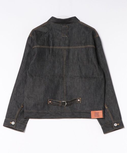 VISION STREET WEAR(ヴィジョンストリートウェア)の「Rigid Denim Jacket / リジットデニムジャケット(デニムジャケット・メンズ・ブラック/ネイビー・L)」の12枚目の写真