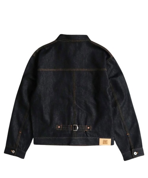 VISION STREET WEAR(ヴィジョンストリートウェア)の「Rigid Denim Jacket / リジットデニムジャケット(デニムジャケット・メンズ・ブラック/ネイビー・L)」の5枚目の写真