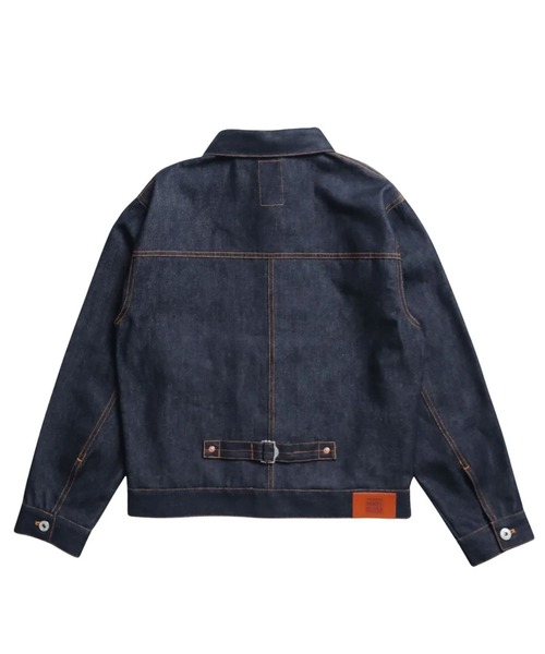 VISION STREET WEAR(ヴィジョンストリートウェア)の「Rigid Denim Jacket / リジットデニムジャケット(デニムジャケット・メンズ・ブラック/ネイビー・L)」の9枚目の写真